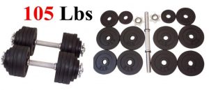 One Pair of Adjustable Dumbbells