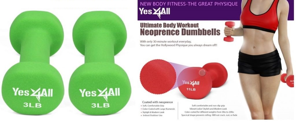 Yes4All Deluxe Neoprene Dumbbell